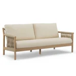 Rosa 80_ Outdoor Sofa - Dravite Ivory