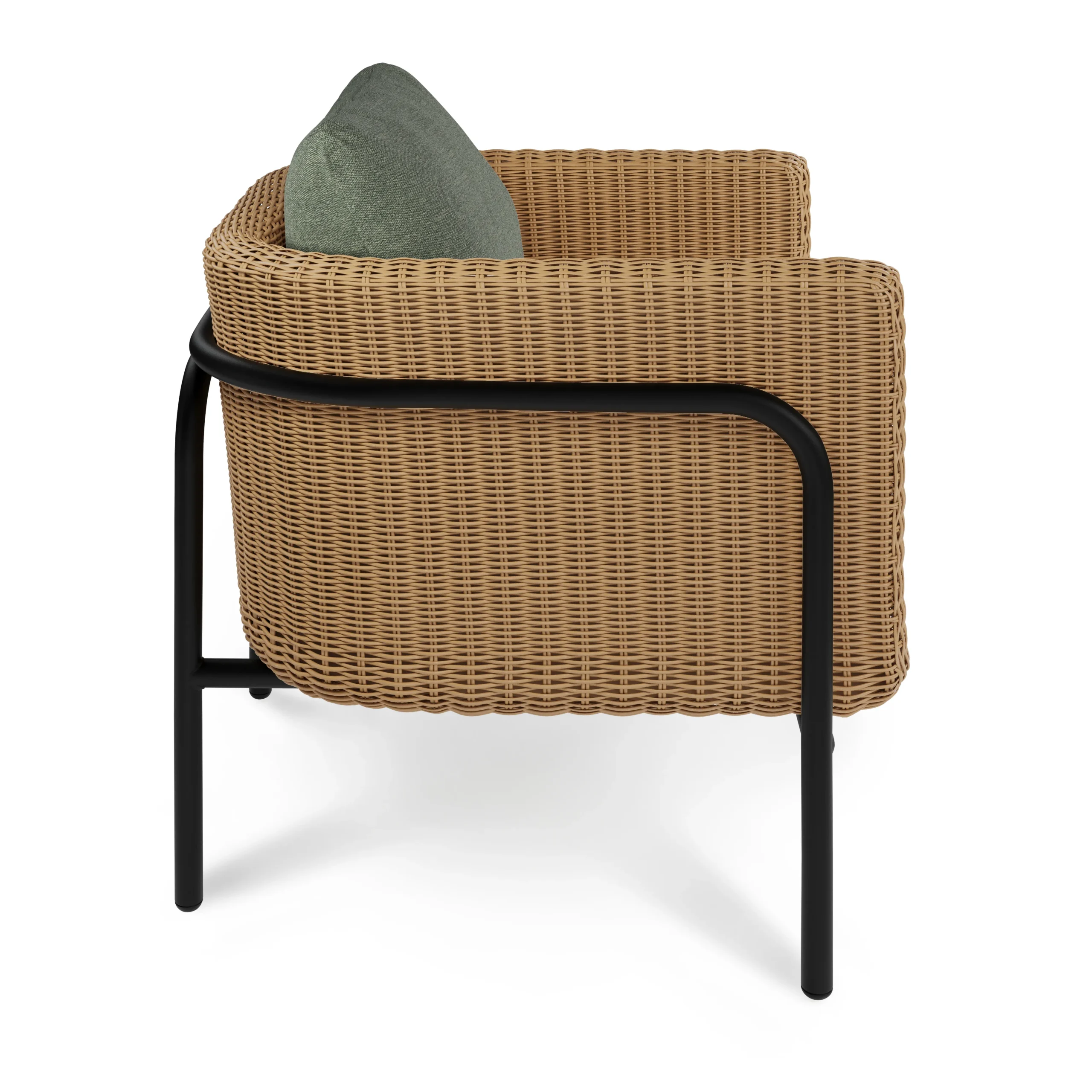 Aby 33_ Outdoor Lounge Chair - Dravite Green - Image 3