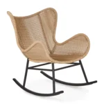 Beltaine 30.5_ Outdoor Rocking Lounge Chair - Wicker