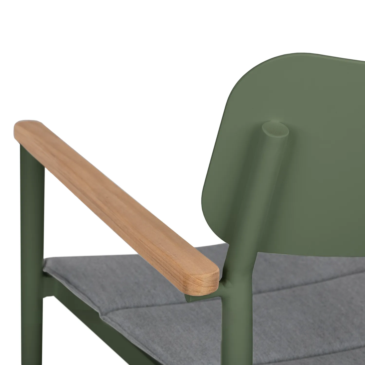 Elan Outdoor Stackable Dining Chair - Green - Image 11