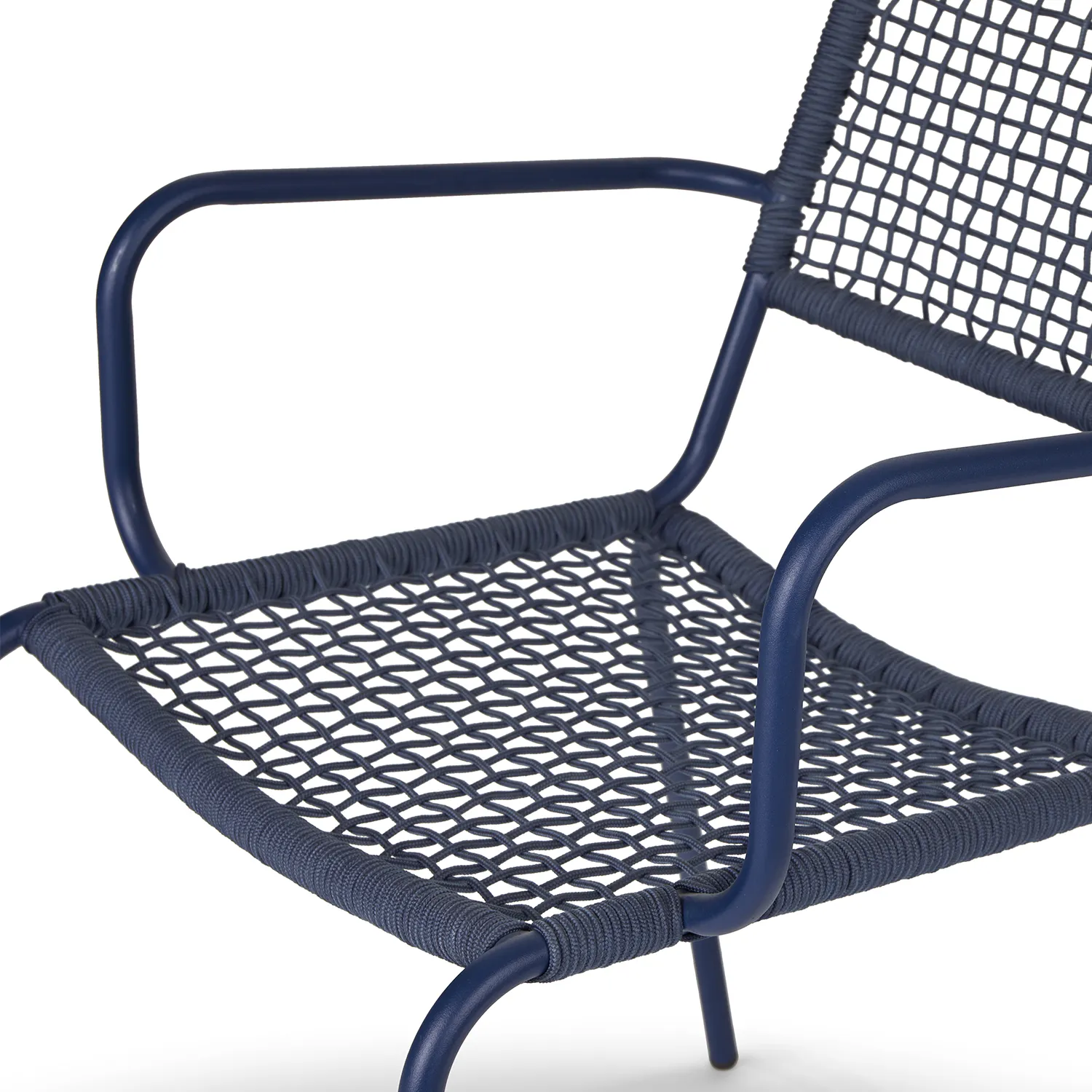 Manna Outdoor Dining Chair - Indigo Blue - Image 11