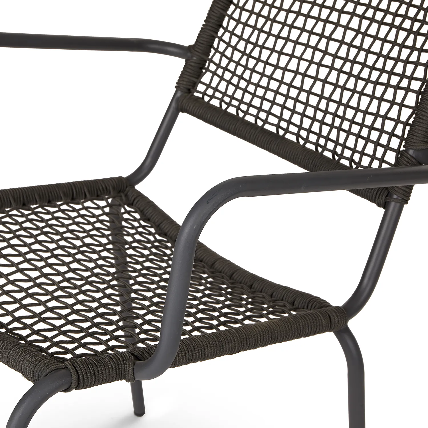Manna Outdoor Dining Chair - Thunder Black - Image 11