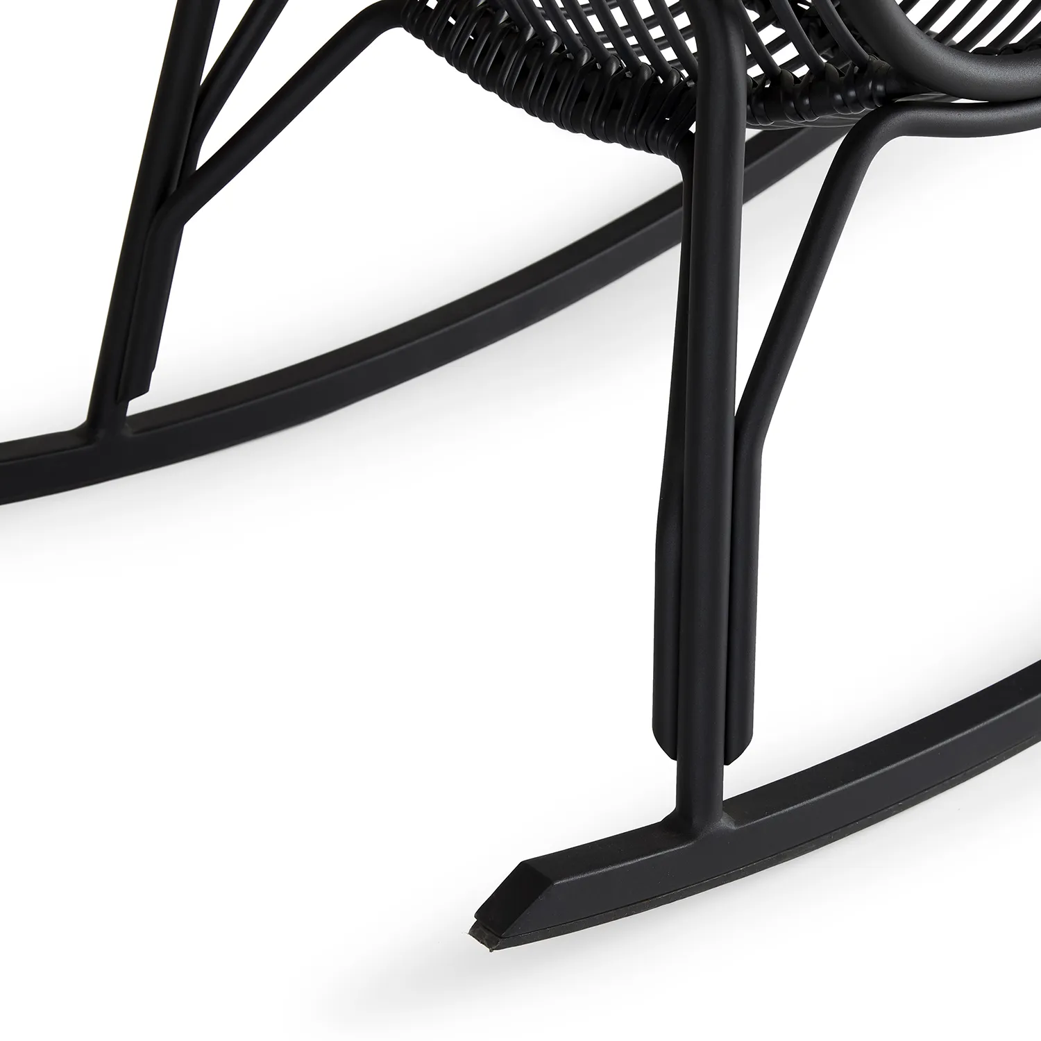 Medan 24.5_ Outdoor Rocking Lounge Chair - Graphite - Image 11