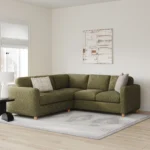 Vati 92_ Corner Sectional -  Natural Oak and Napa Moss