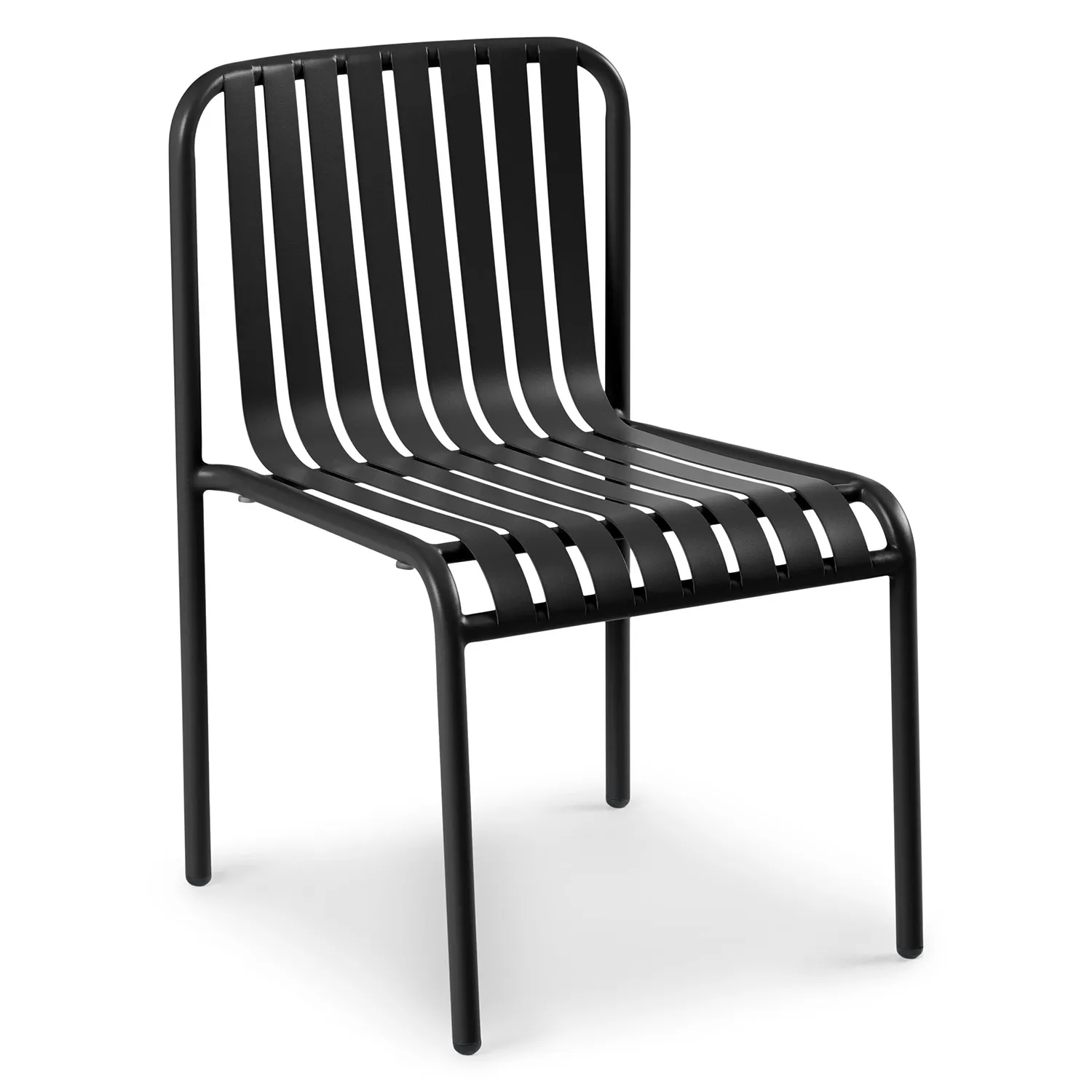 Sarek Outdoor Stackable Dining Chair - Black - Image 6