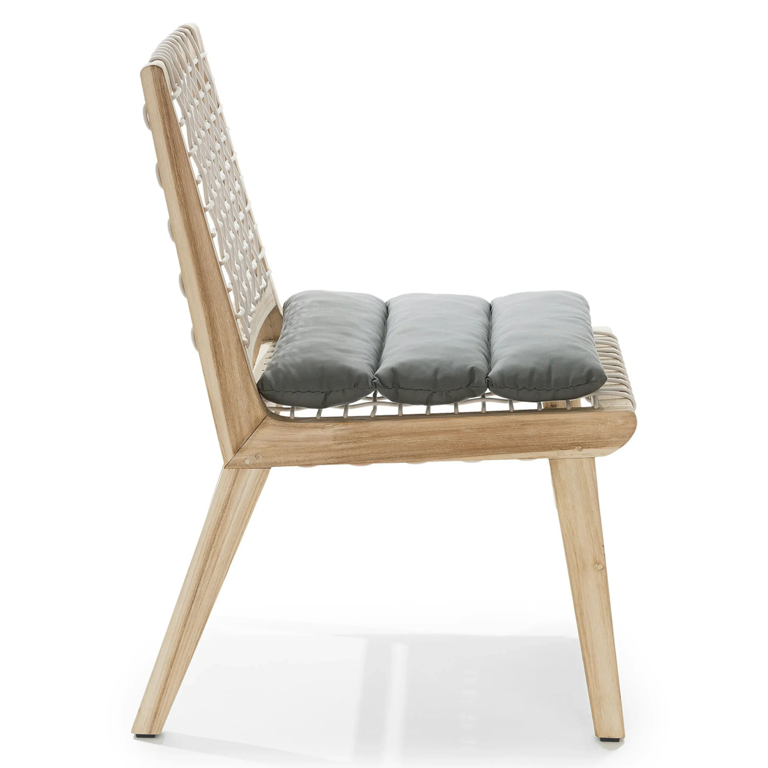 Teaka Outdoor Dining Chair - Natural Teak - Image 5