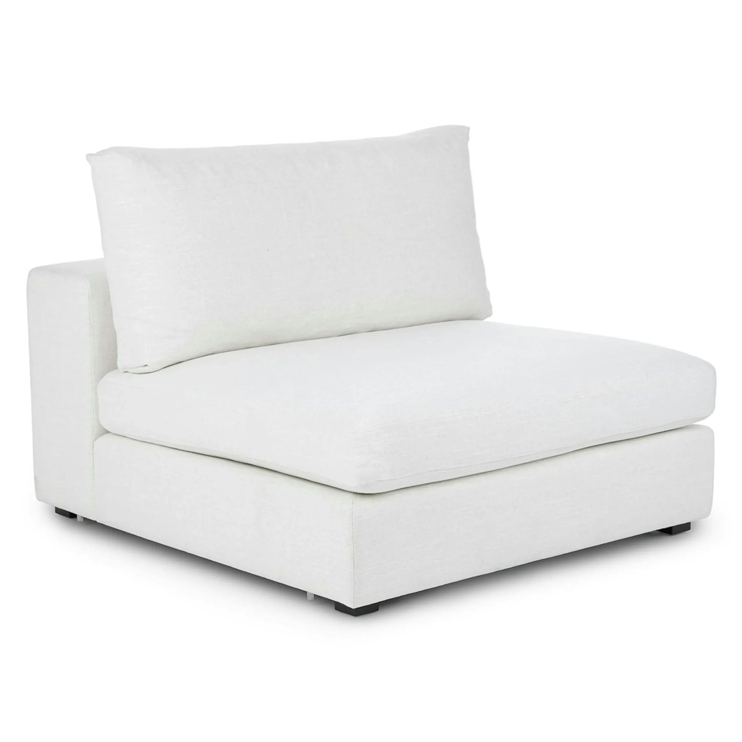 Beta 39.5_ Armless Chair Module - Quartz White - Image 11