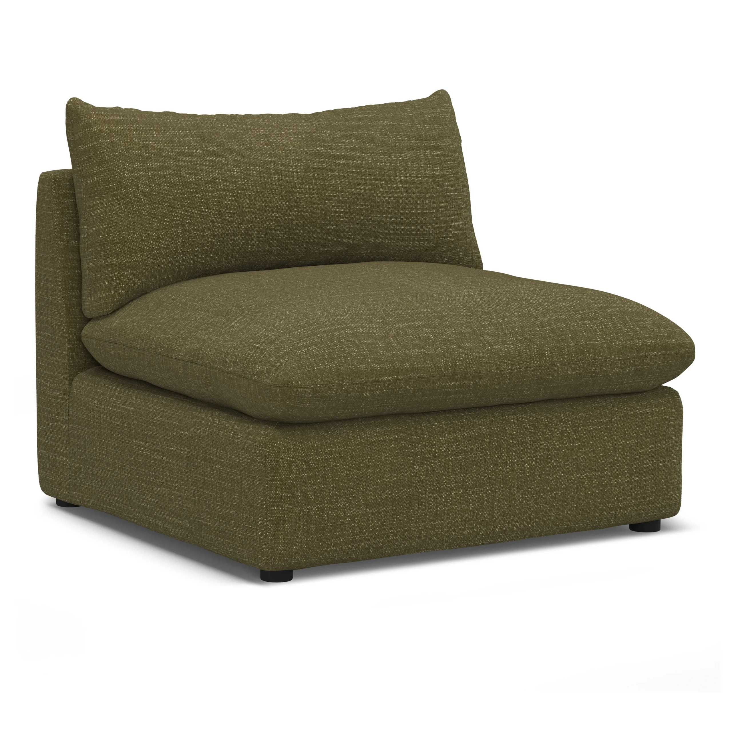 Leigh 39.5_ Armless Chair Module - Napa Moss - Image 3