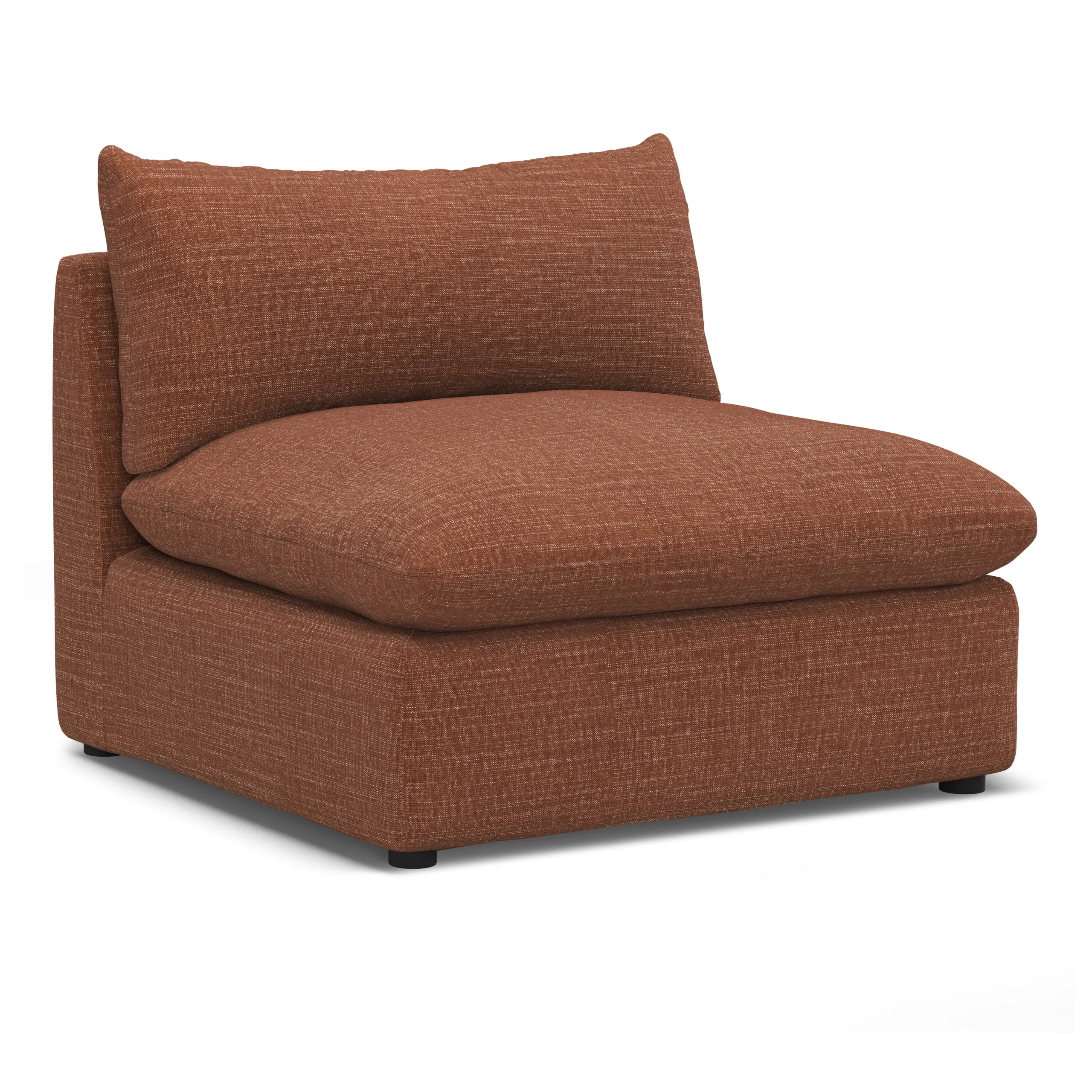 Leigh 39.5_ Armless Chair Module - Napa Rust - Image 3