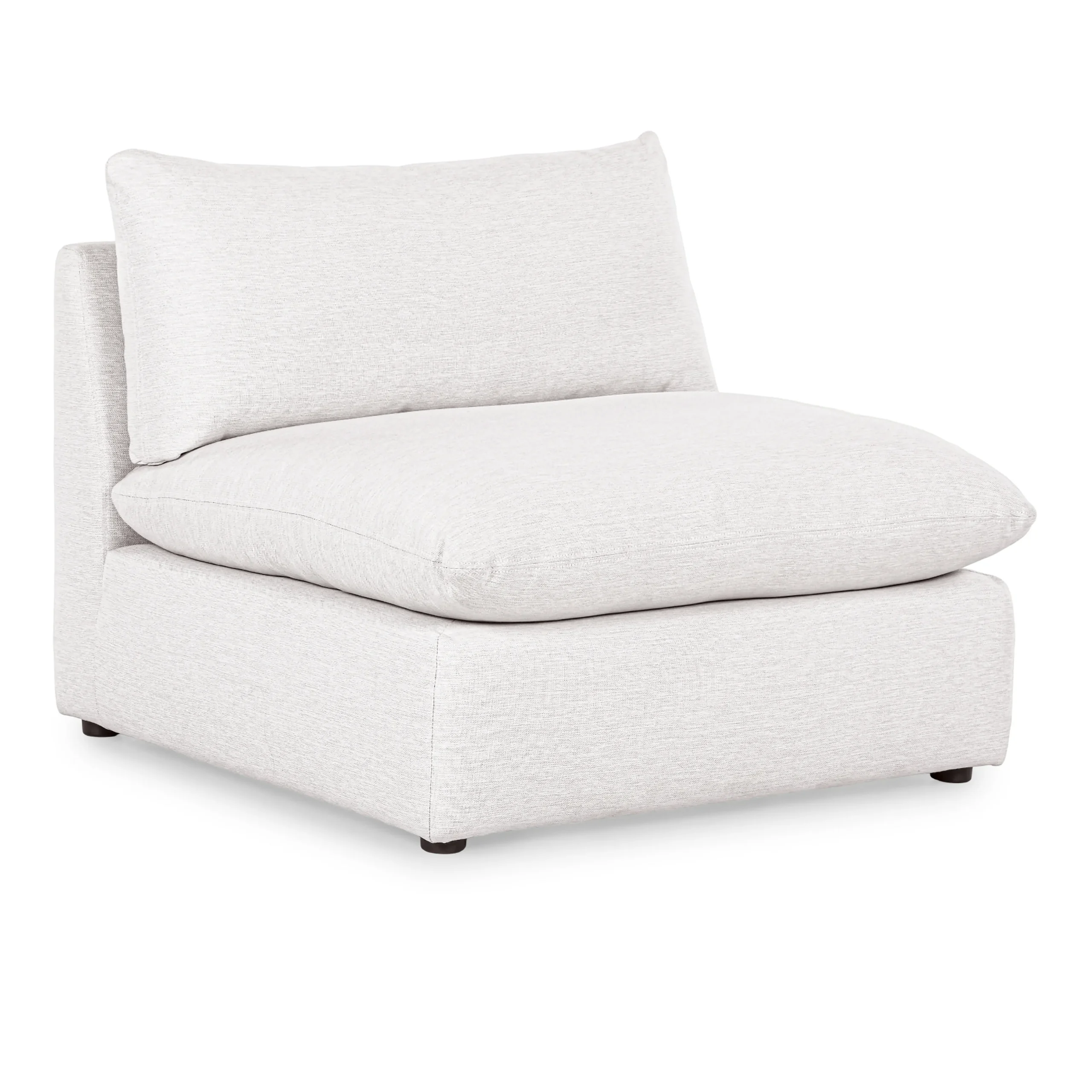Leigh 39.5_ Armless Chair Module - Silver Ivory - Image 10