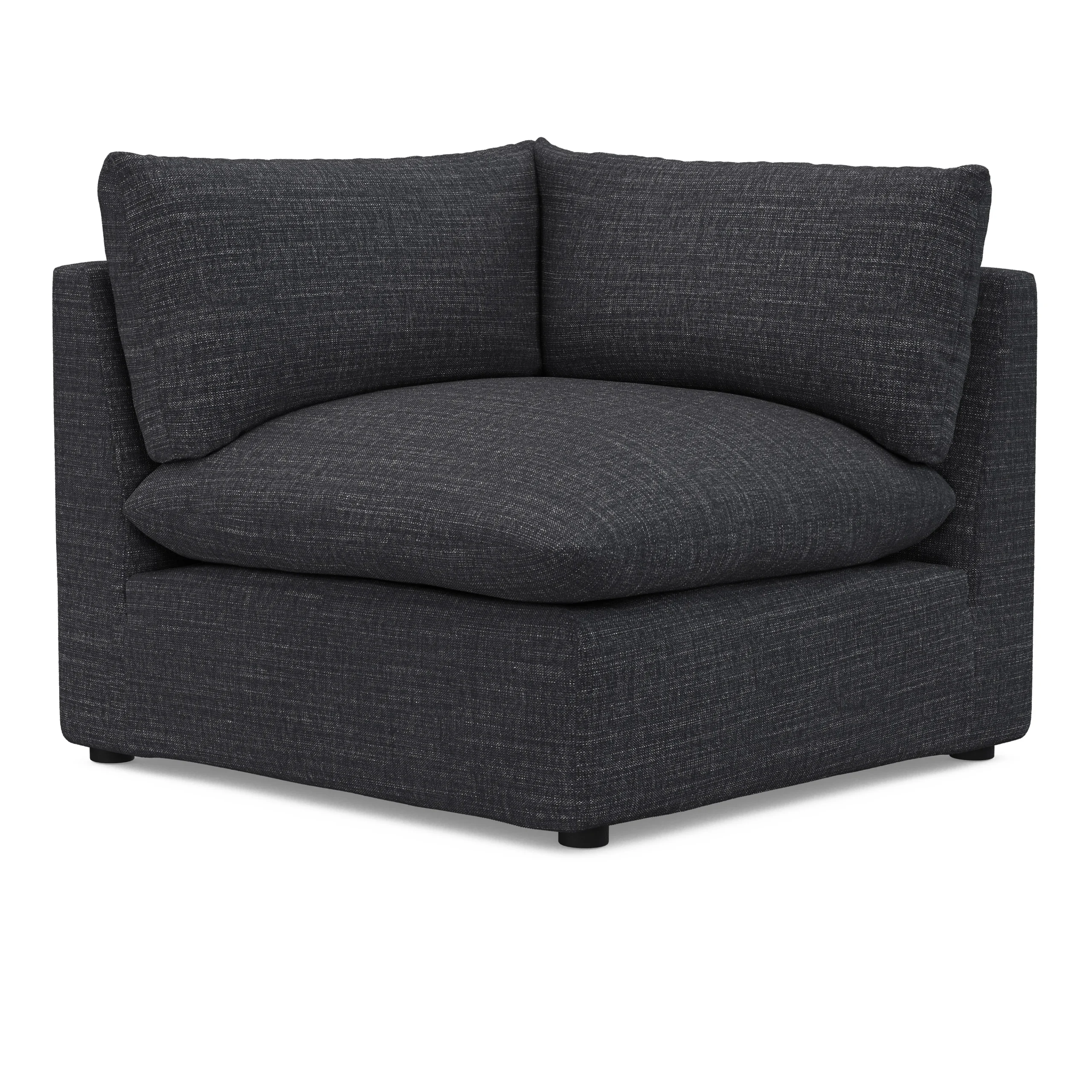 Leigh 41_ Corner Chair Module - Napa Charcoal - Image 5