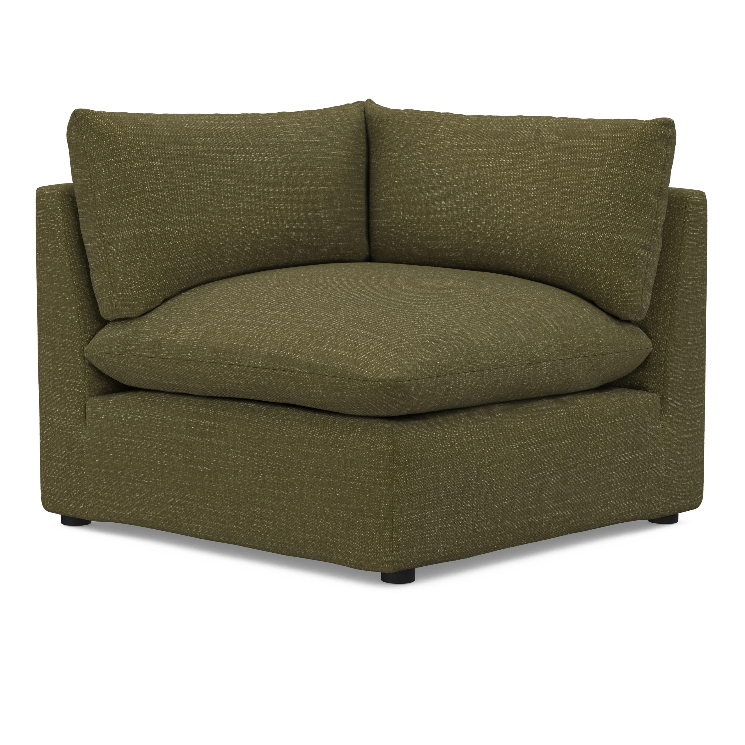 Leigh 41_ Corner Chair Module - Napa Moss - Image 3