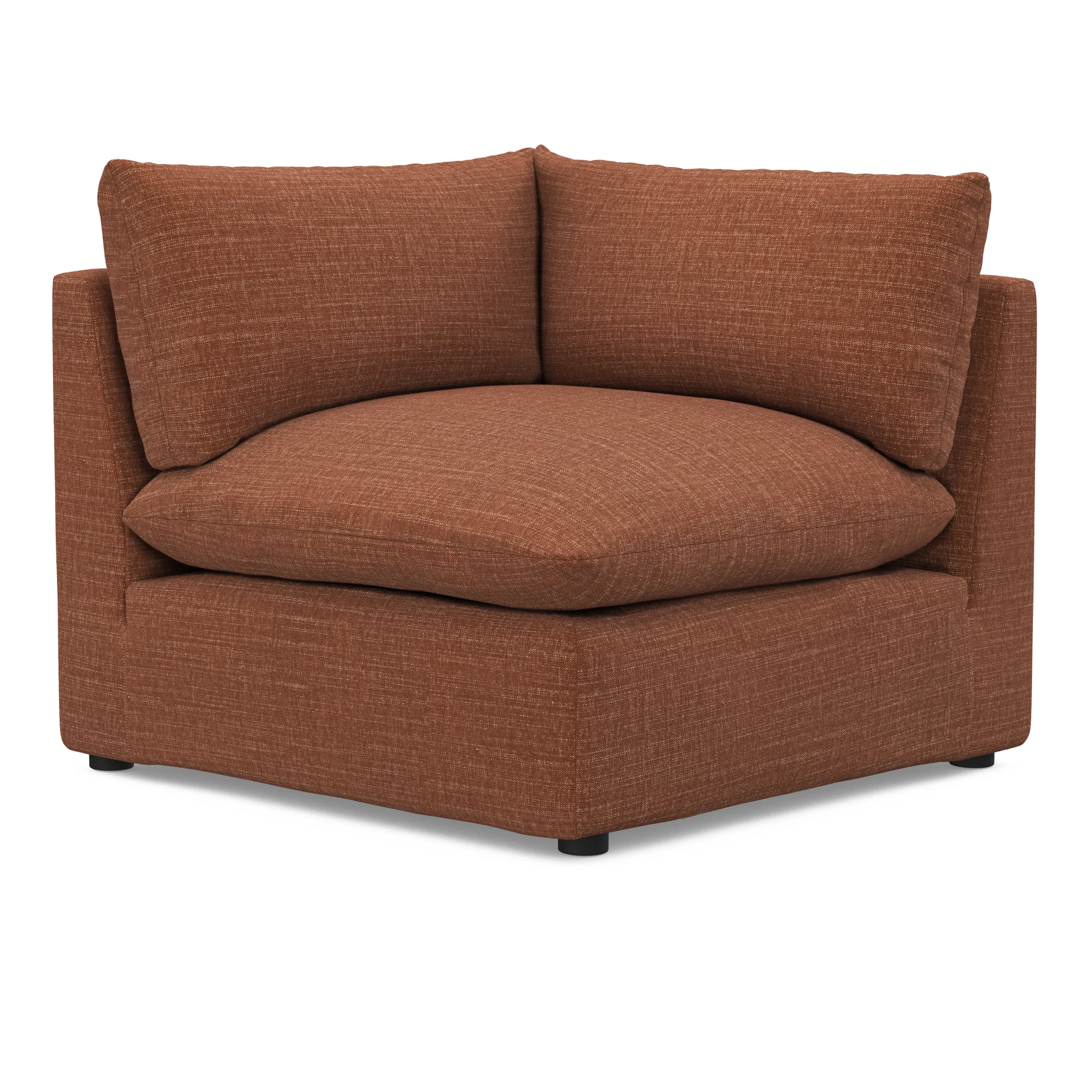 Leigh 41_ Corner Chair Module - Napa Rust - Image 3