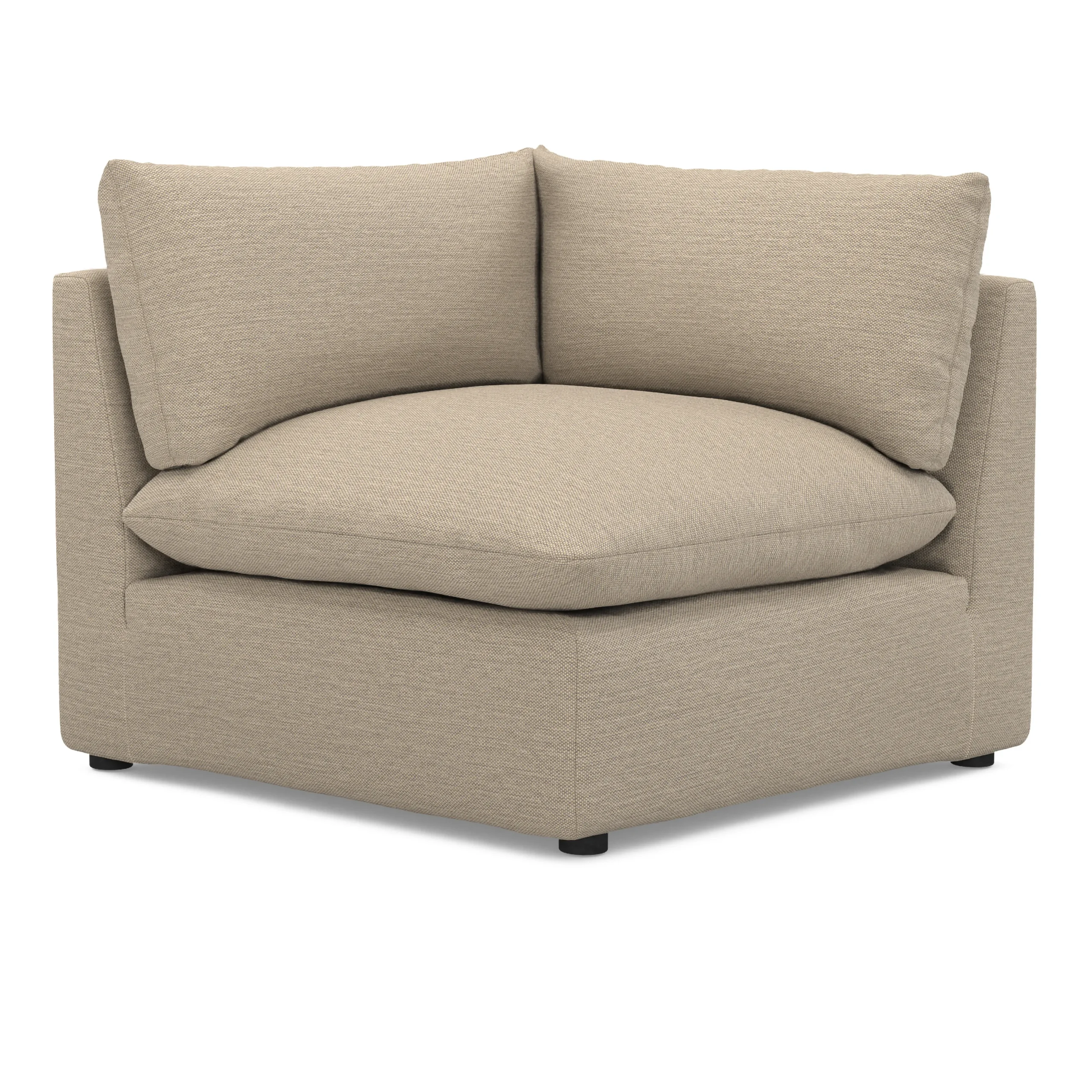 Leigh 41_ Corner Chair Module - Silver Taupe - Image 5