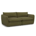 Leigh 92_ Modular Sofa - Napa Moss