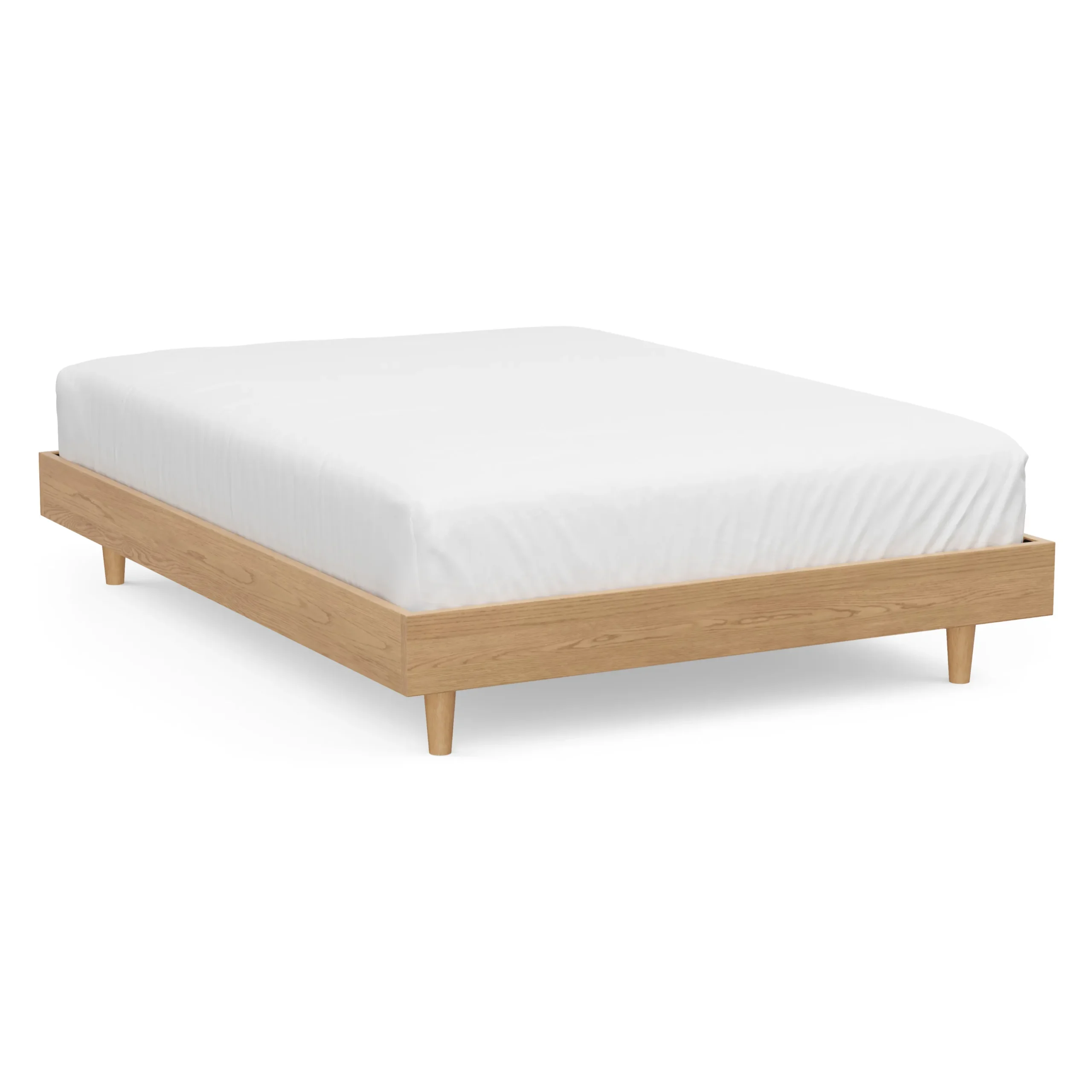 Basi Full Bed Frame - White Oak - Image 6