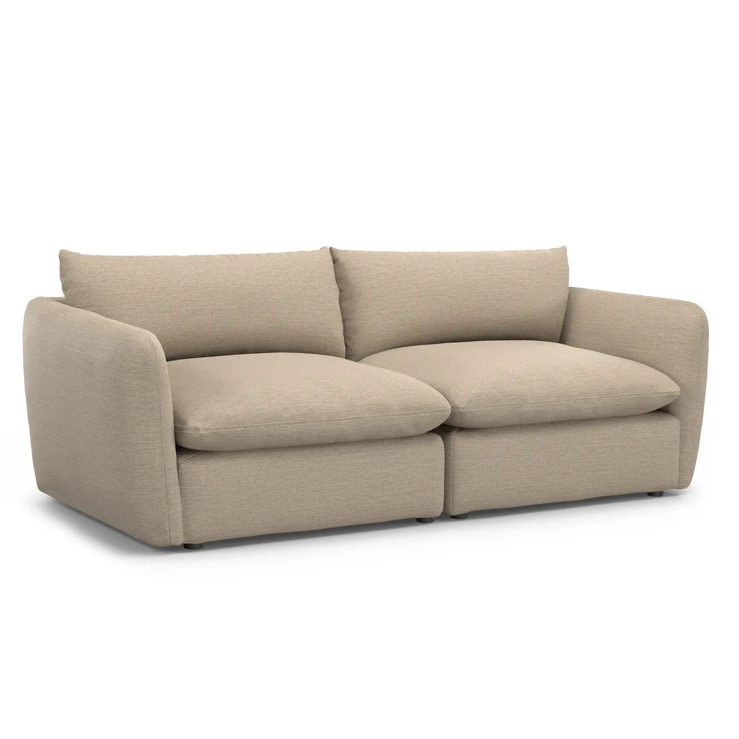 Leigh 92_ Modular Sofa - Silver Taupe - Image 3
