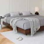 Basi King Bed Frame - Walnut