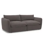 Leigh 92_ Velvet Modular Sofa - Hale Warm Gray