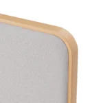 Bjorn Queen Upholstered Bed - White Oak and Ratine Ivory
