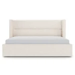 Calabri King Upholstered Bed - Ivory Wool Bouclé