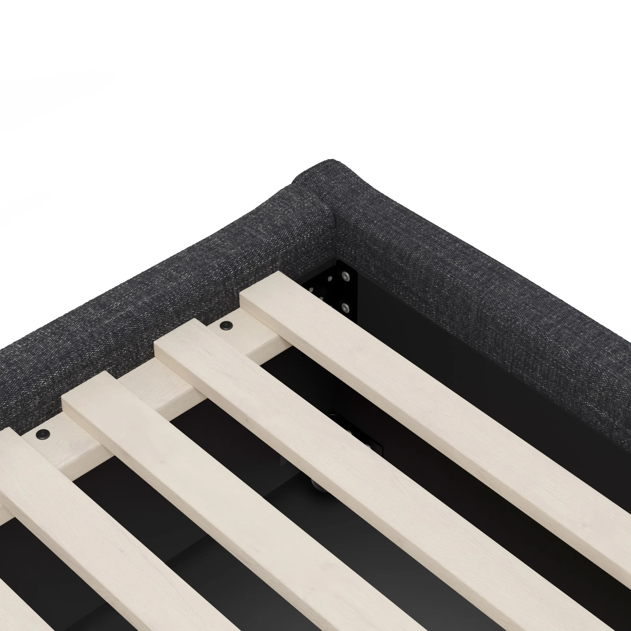 Calabri King Upholstered Bed - Napa Charcoal - Image 7