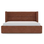 Calabri King Upholstered Bed - Napa Rust