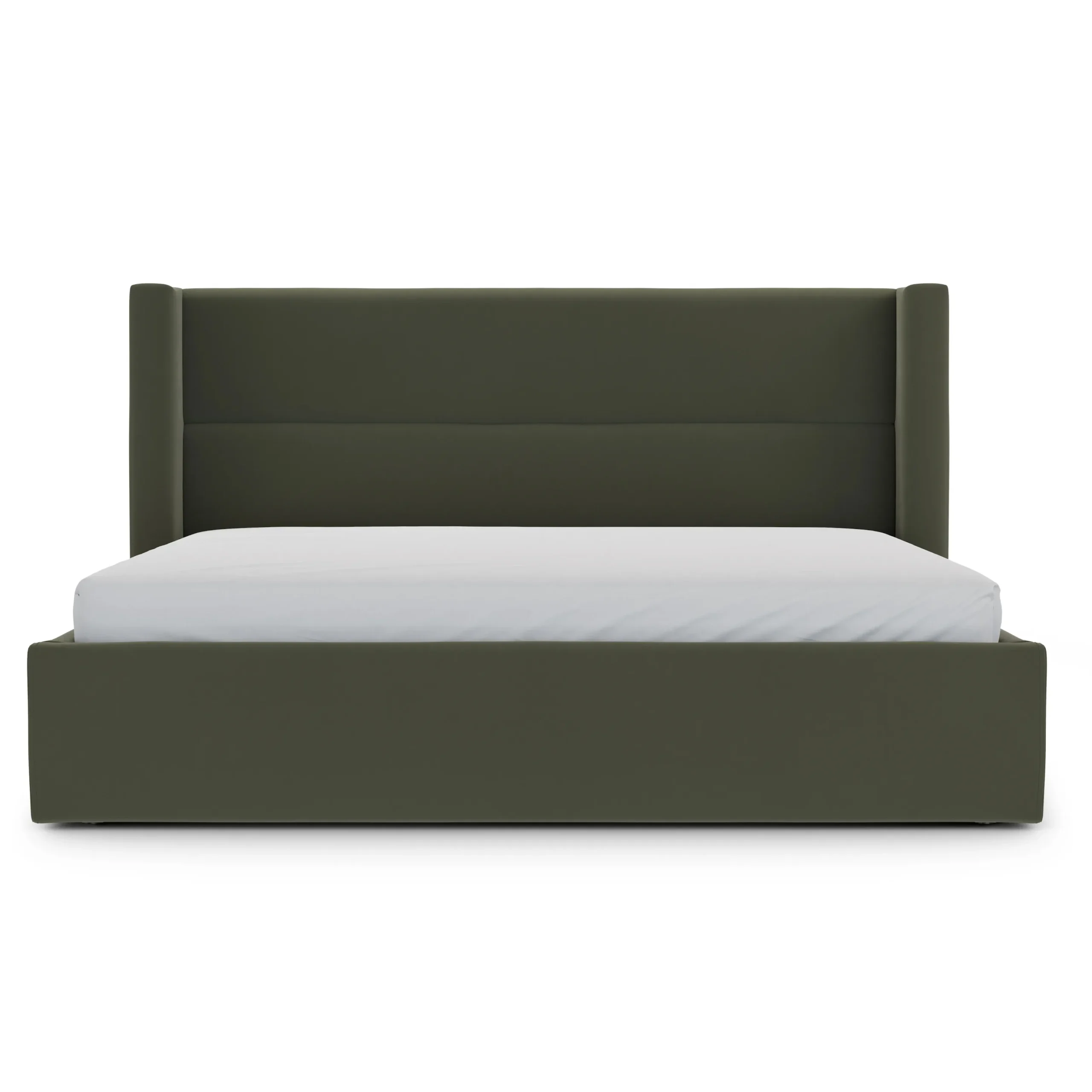 Calabri King Velvet Bed - Hale Fir Green - Image 7