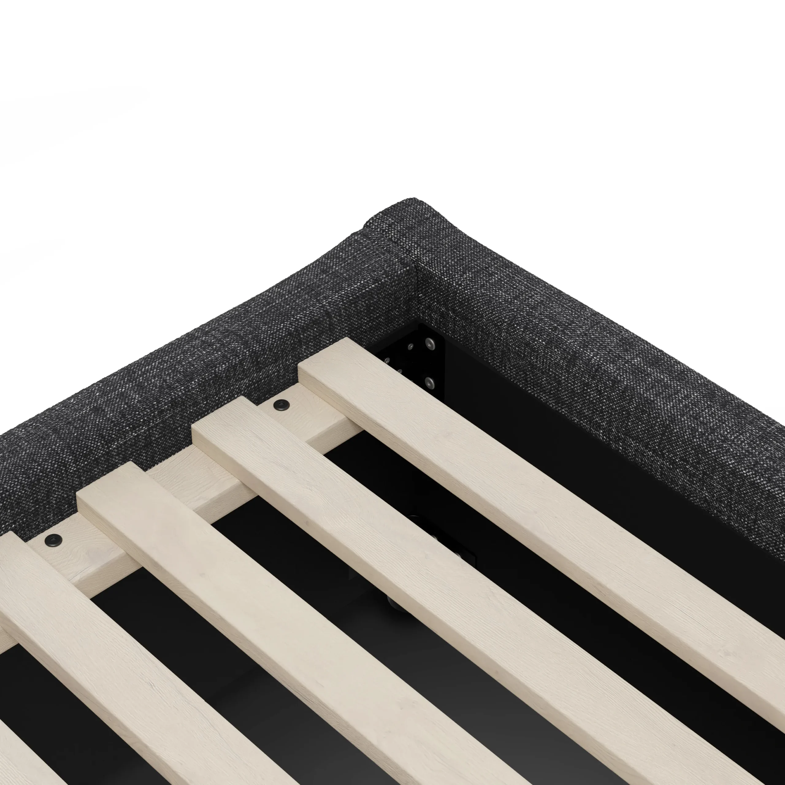 Calabri Queen Upholstered Bed - Napa Charcoal - Image 7
