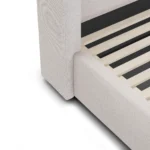 Calabri Queen Upholstered Bed - Napa White