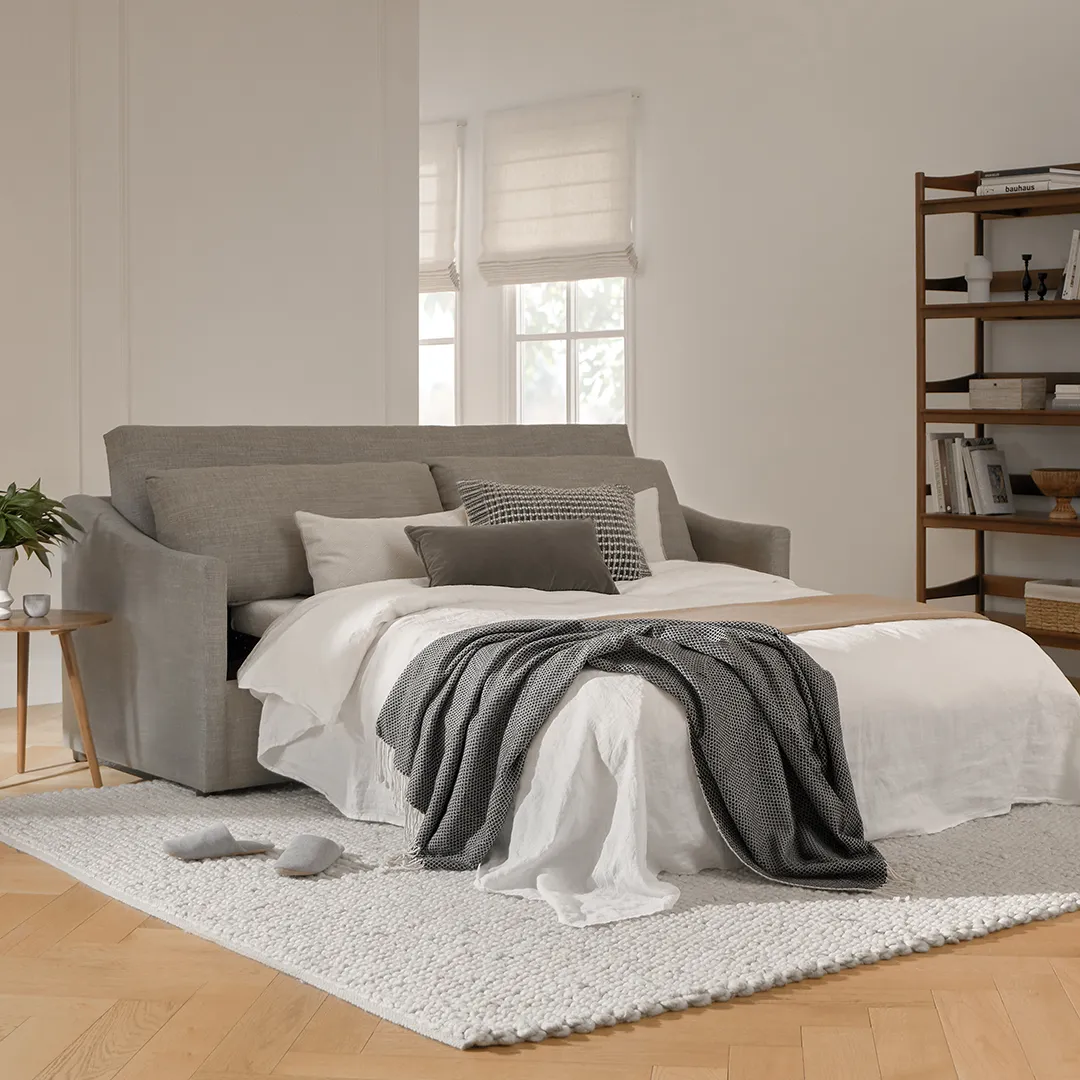 Landry 84.5_ Sofa Bed - Napa Taupe - Image 2