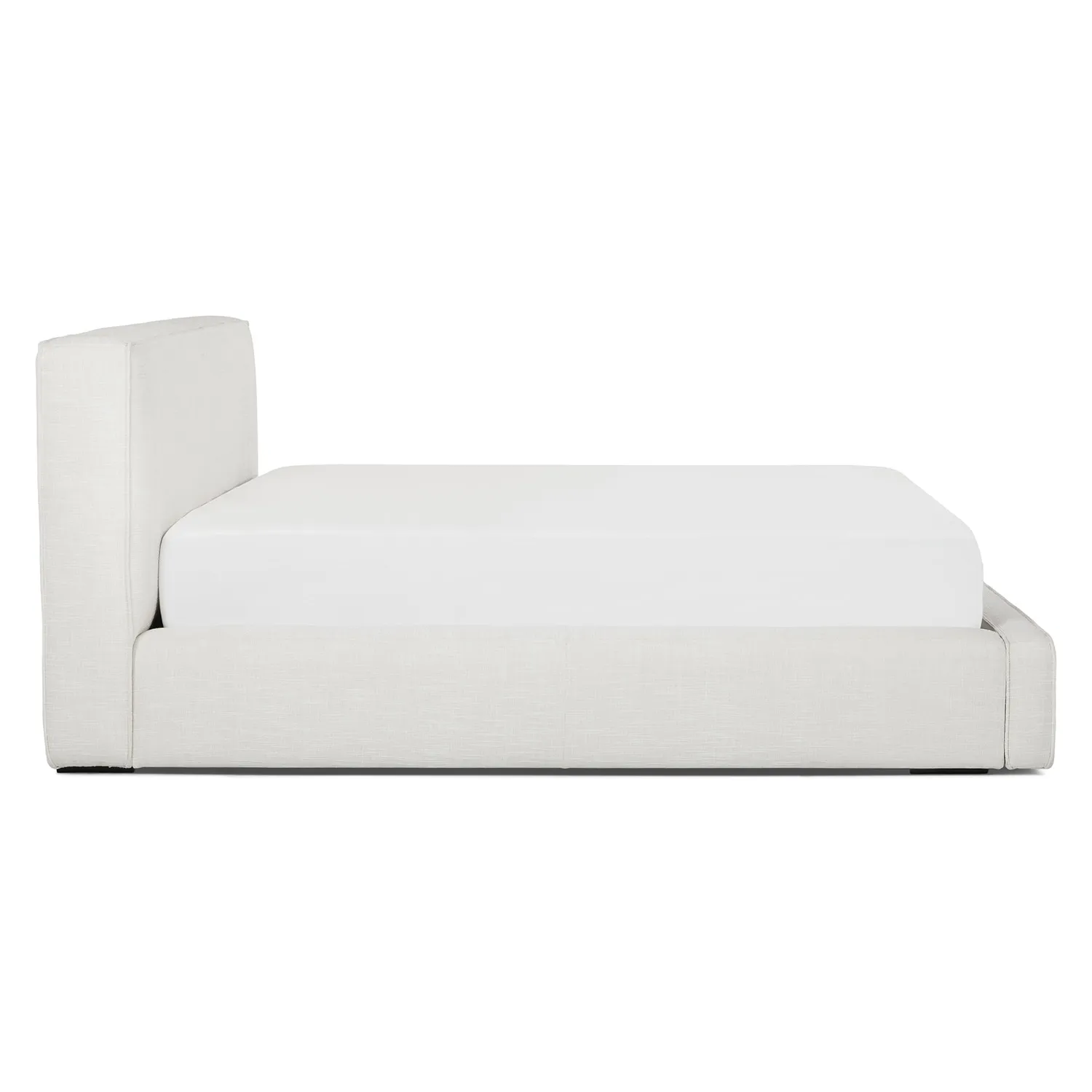 Cigar King Upholstered Storage Bed - Ankara Ivory - Image 12