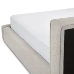 Cigar King Upholstered Storage Bed - Birch Ivory