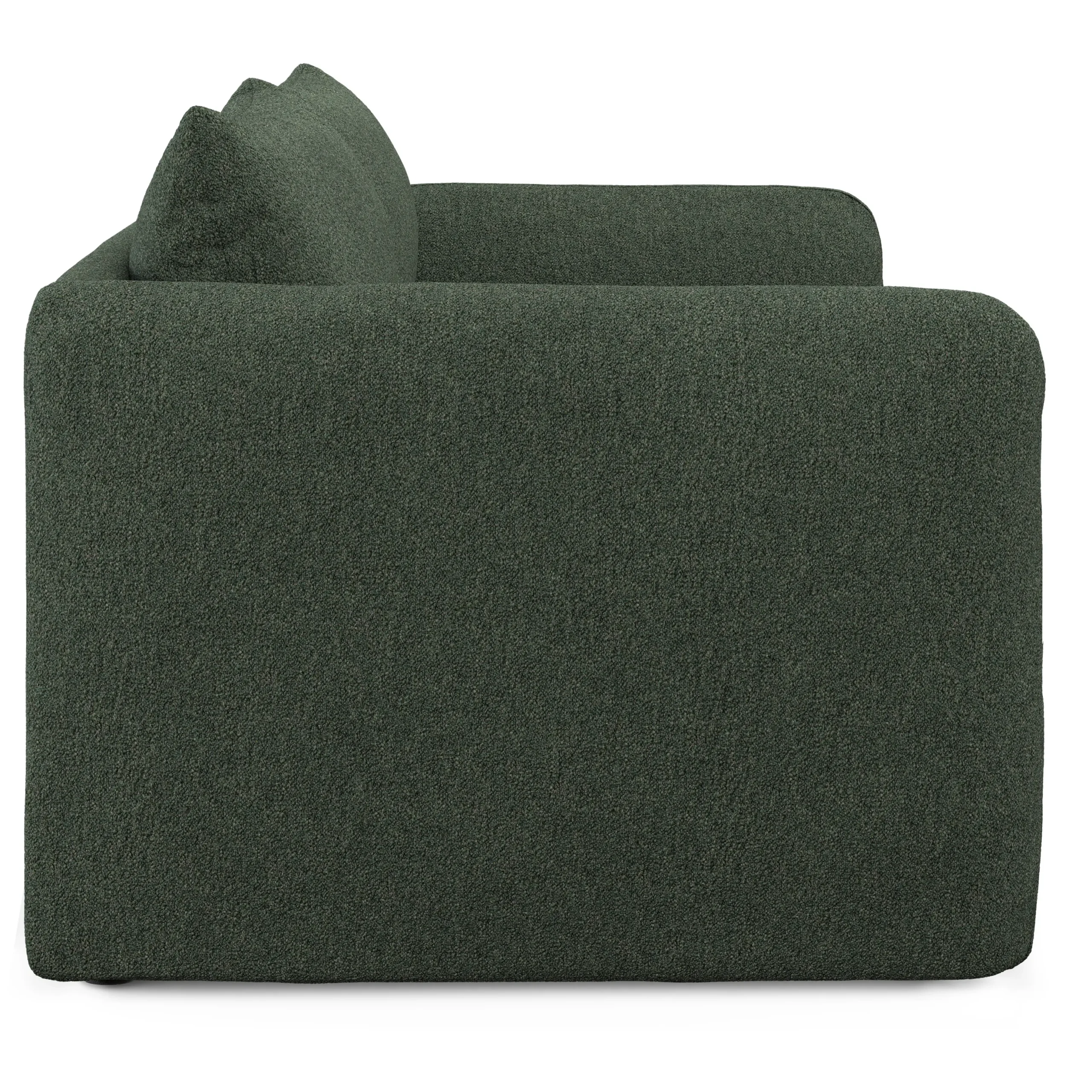 Leigh 86_ Sofa Bed - Green Wool Bouclé - Image 14