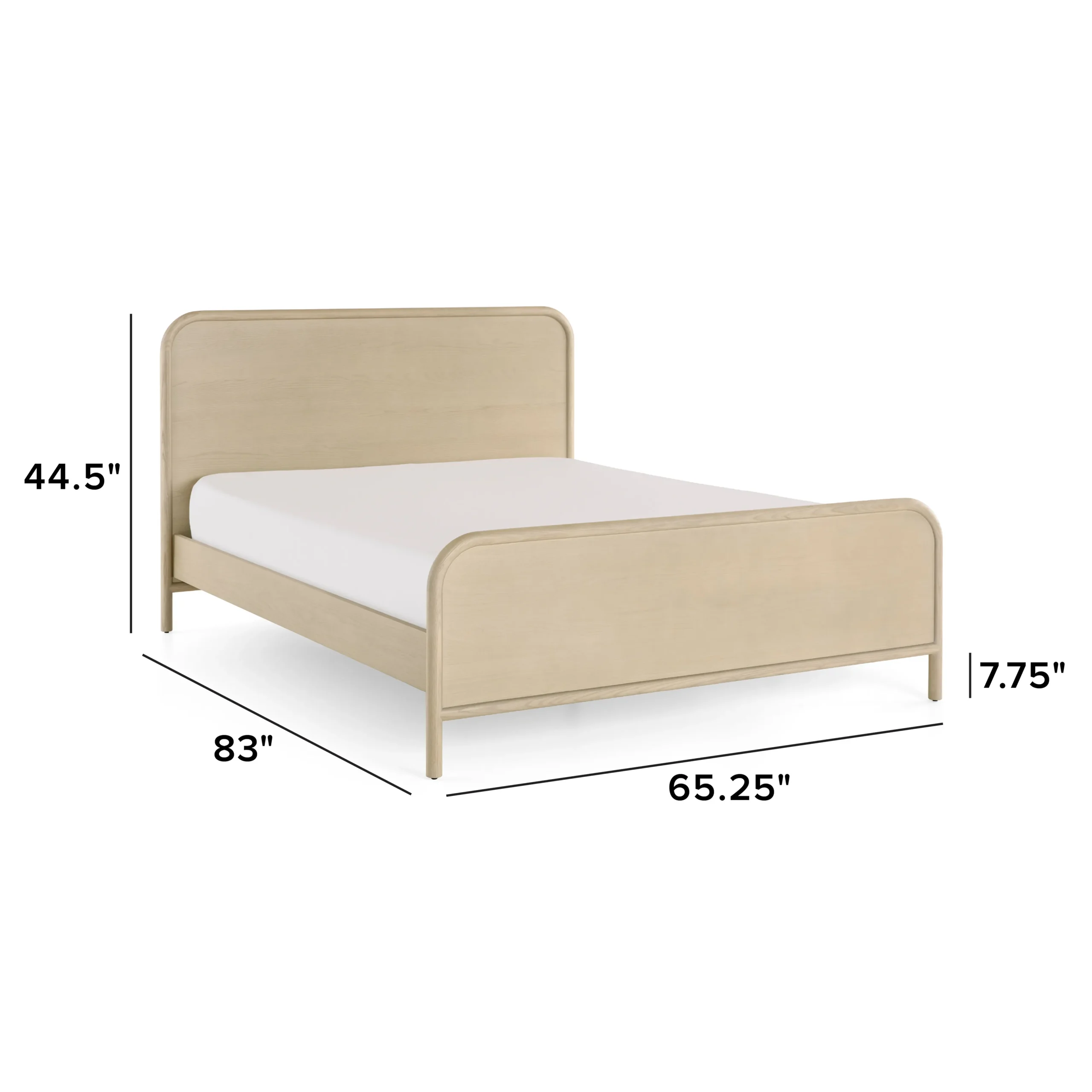 Faydra Queen Bed - Natural Ash - Image 7