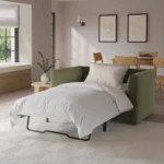 Marina 57_ Velvet Sleeper Chair - Hale Fir Green