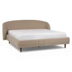 Kayra King Upholstered Bed - Lunaria Sandstone Bouclé
