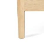 Lenia King Canopy Bed - White Oak