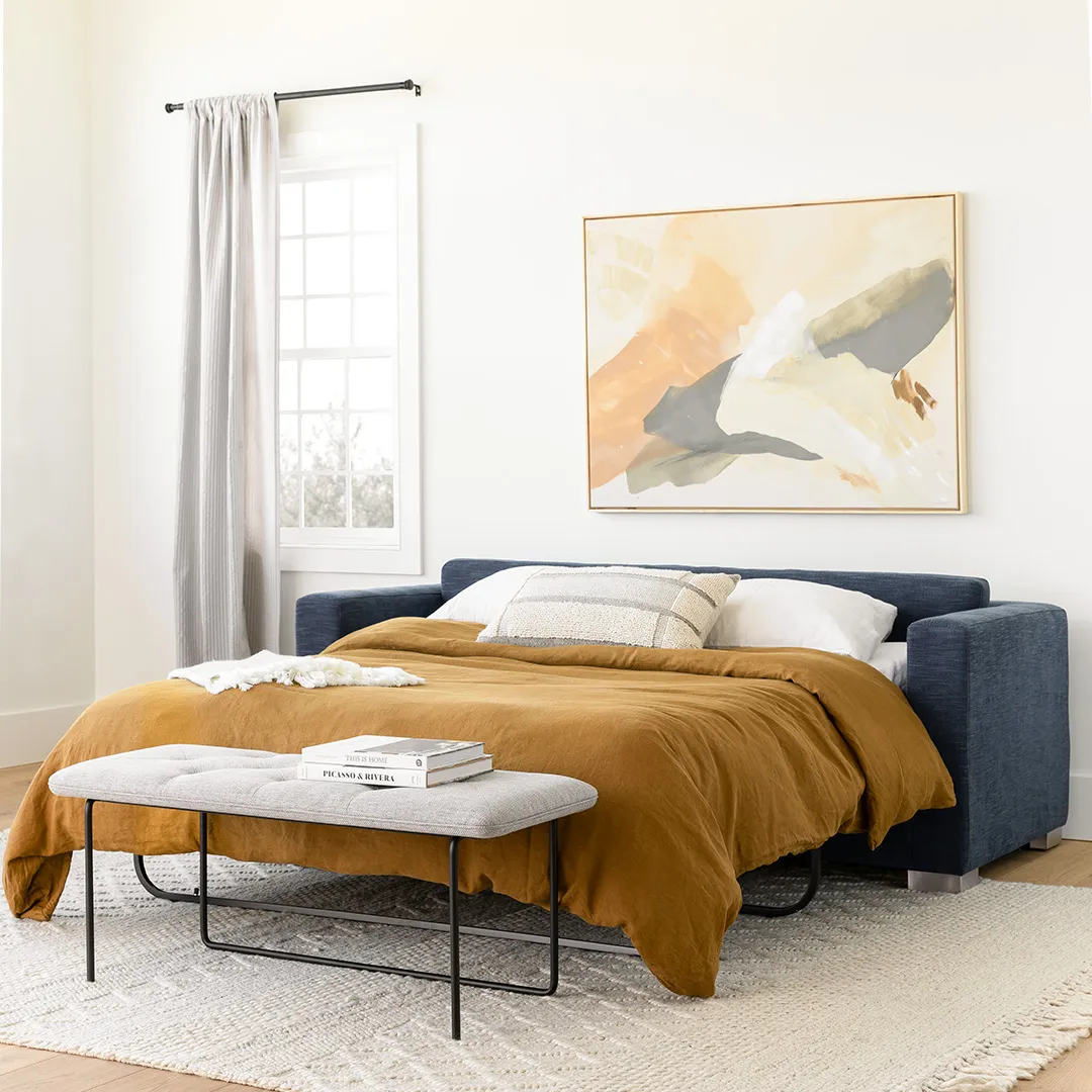 Soma 82_ Sofa Bed - Midnight Blue - Image 2
