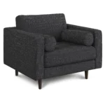 Sven 42_ Tufted Lounge Chair - Napa Charcoal