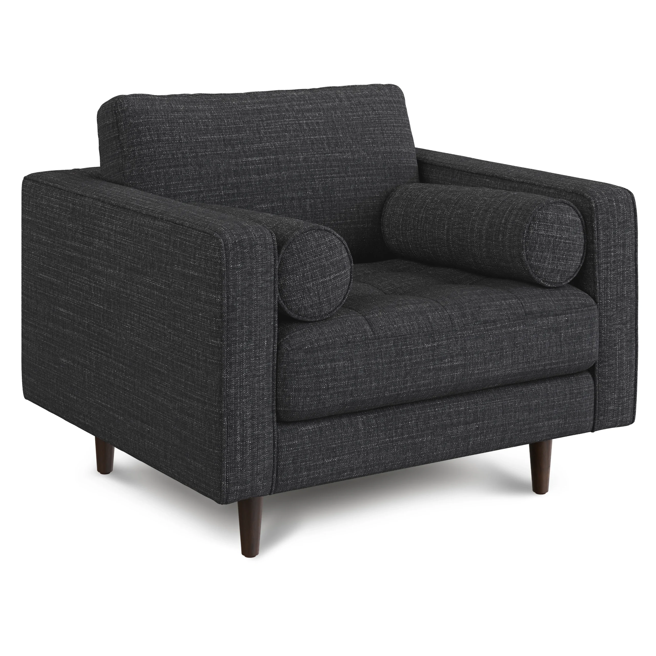 Sven 42_ Tufted Lounge Chair - Napa Charcoal - Image 12