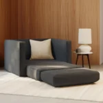 Sven 45.5_ Tufted Sleeper Chair - Napa Charcoal