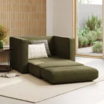 Sven 45.5_ Tufted Sleeper Chair - Napa Moss