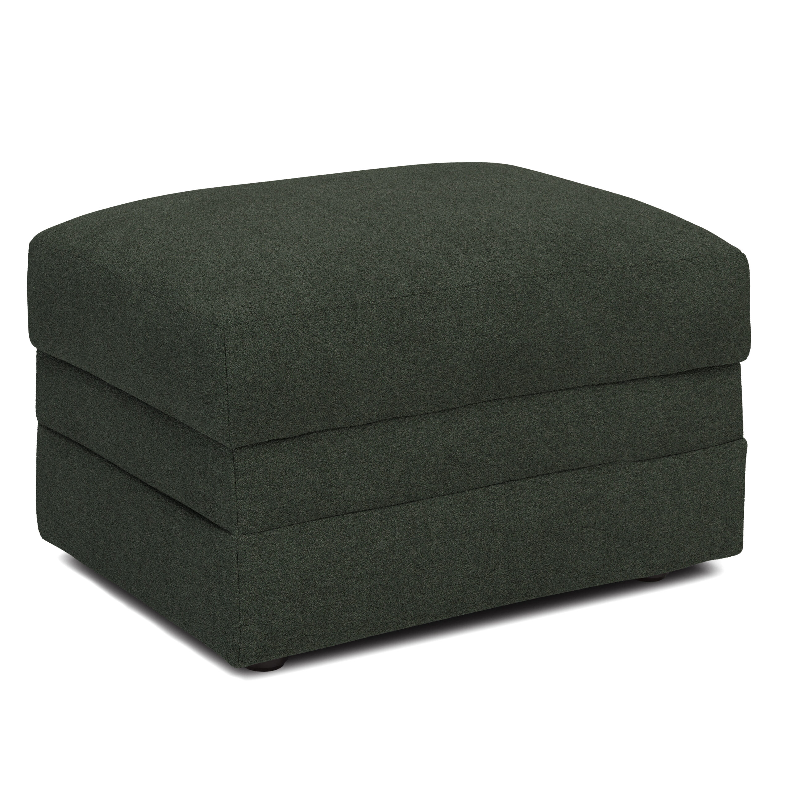 Riley 28_ Ottoman - Green Wool Bouclé - Image 9