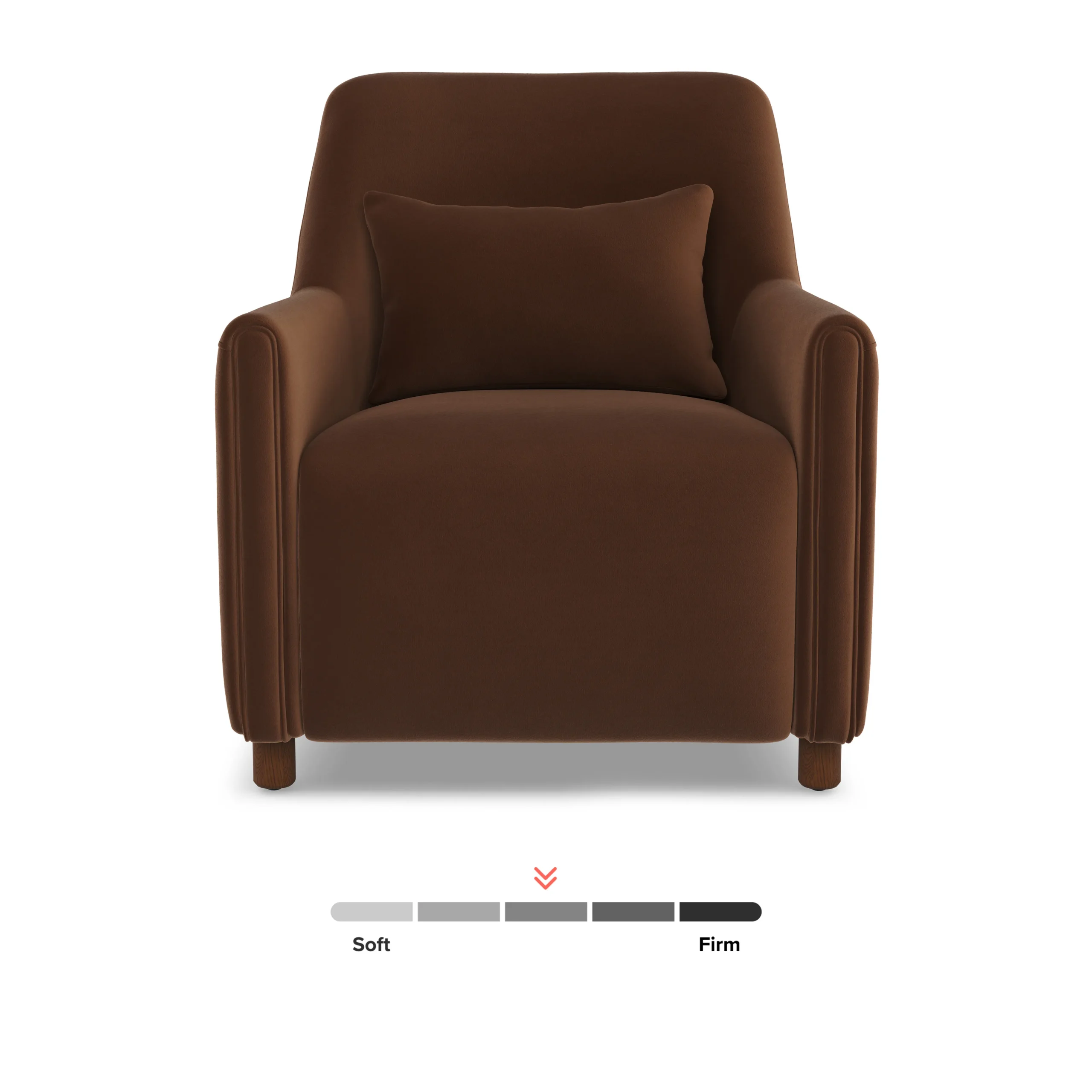 Winslow 29.5_ Velvet Lounge Chair - Hale Earth - Image 9