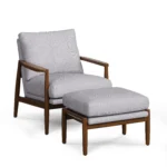 Bavel 26_ Lounge Set - Walnut and Field Gray
