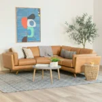 Timber 93" Leather Sectional