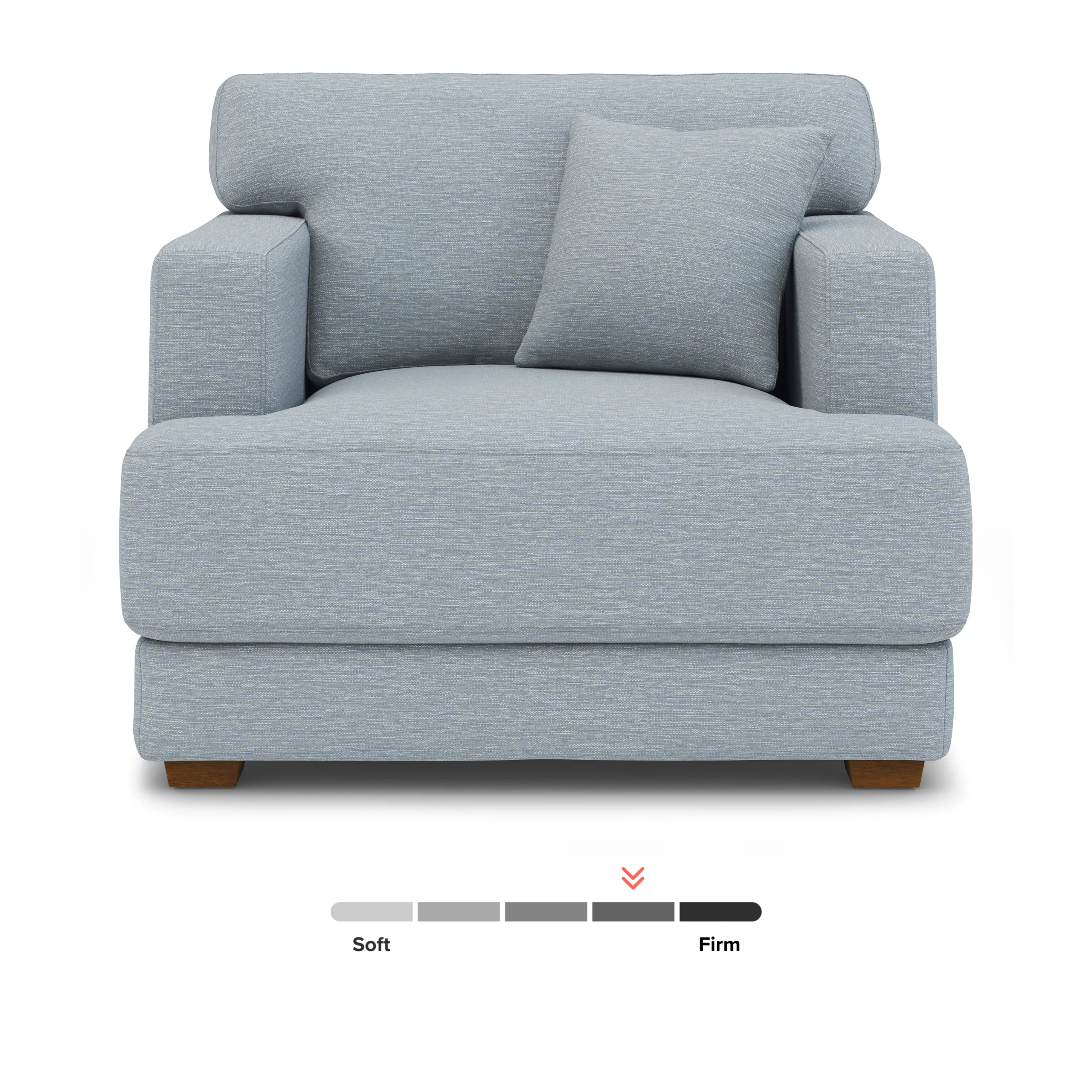 Dawn 40_ Lounge Chair - Silver Light Blue - Image 10