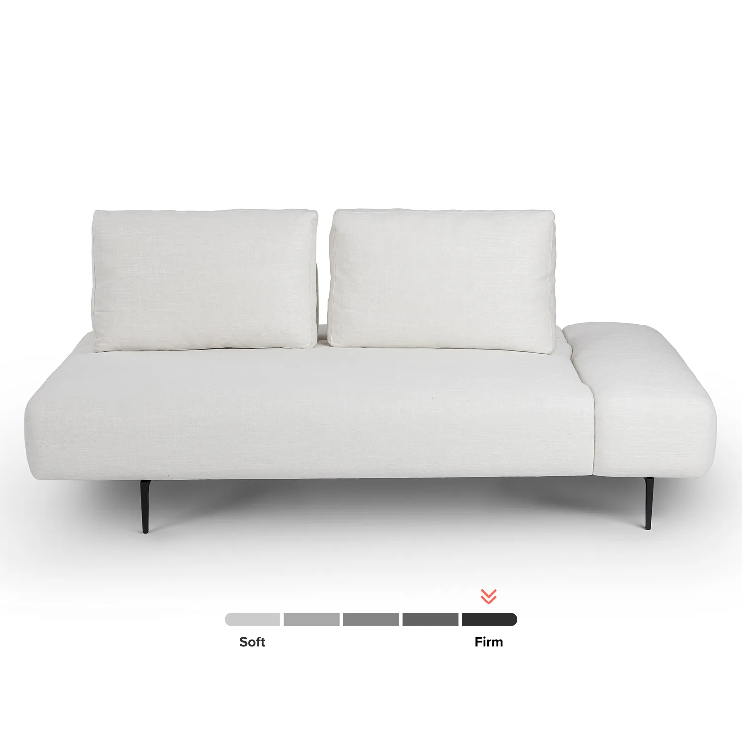 Divan 76_ Right Chaise Lounge - Quartz White - Image 10
