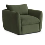 Leigh 42_ Velvet Lounge Chair - Hale Fir Green
